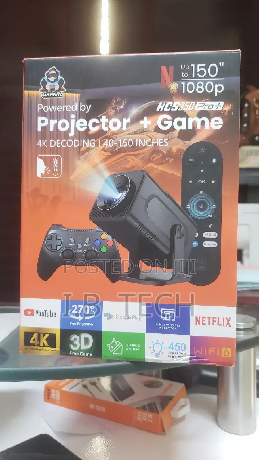 Projector + Game Decoding 40 - 150 Inches