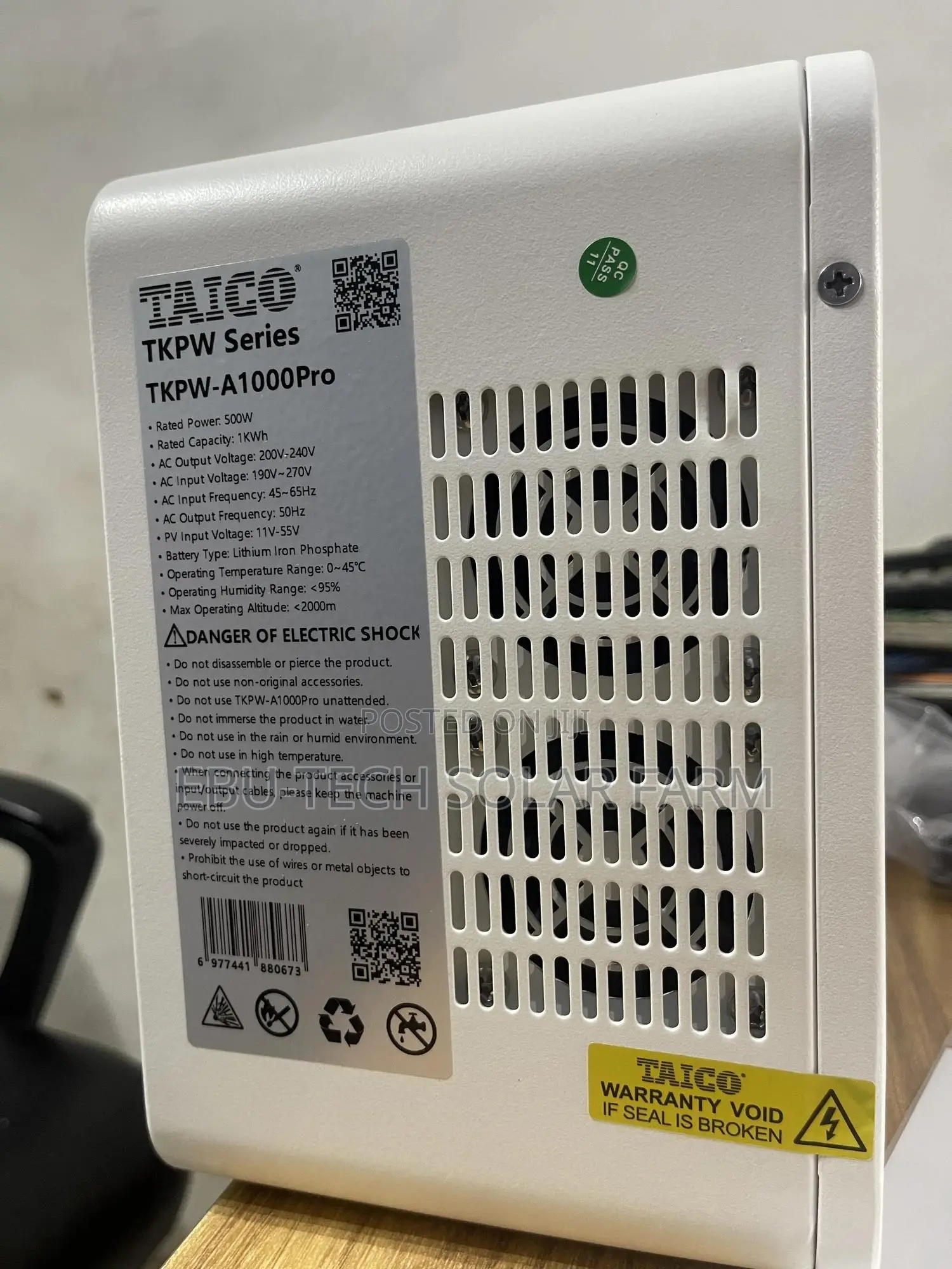 Taico 1kwhs Solar Generator