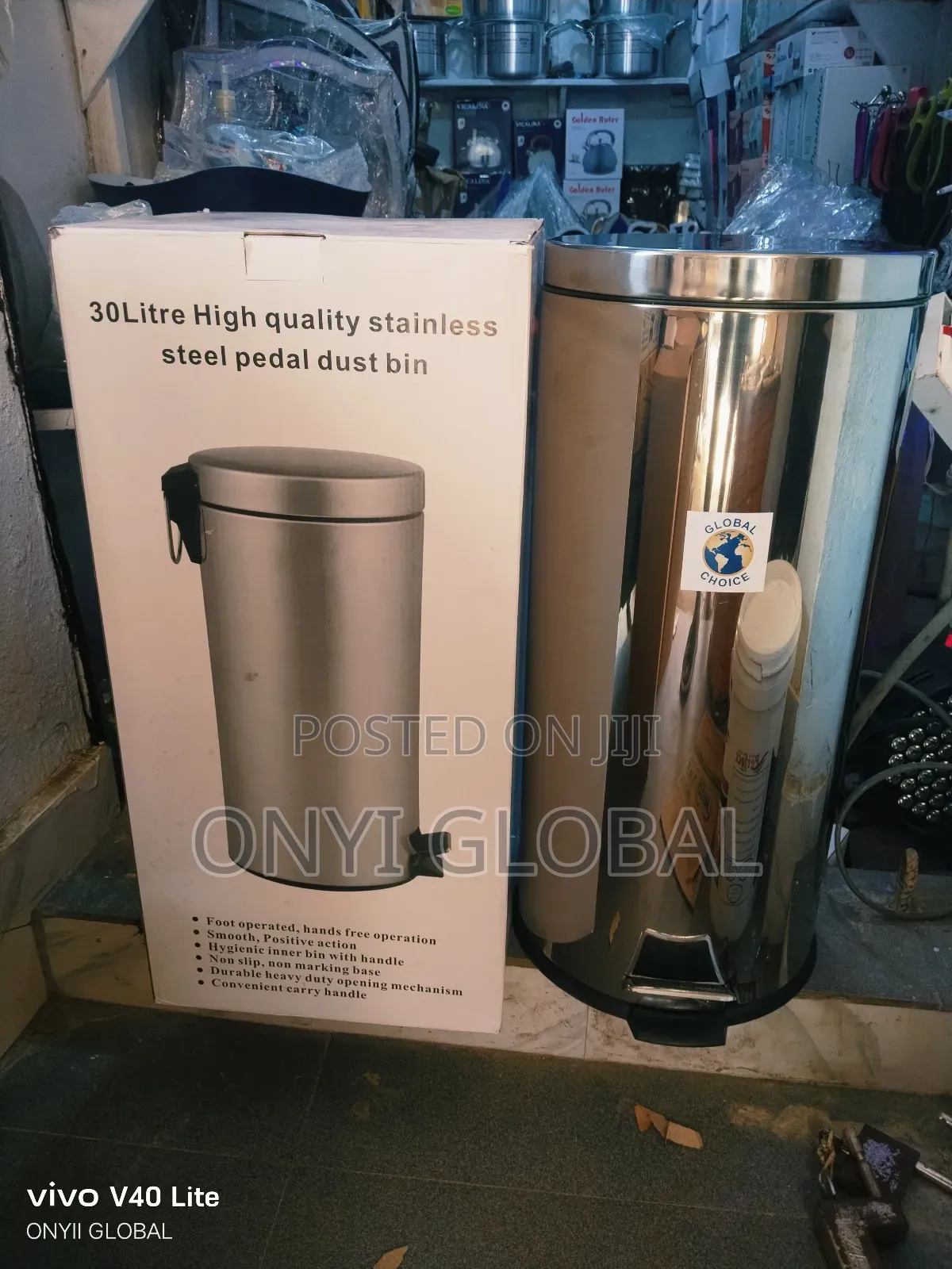 Stainless Pedal Waste Bin