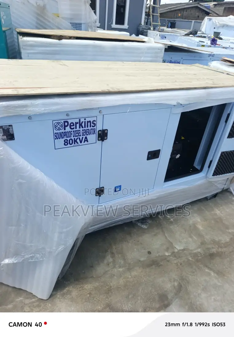 Perkins 80kva Silent Backup Generator