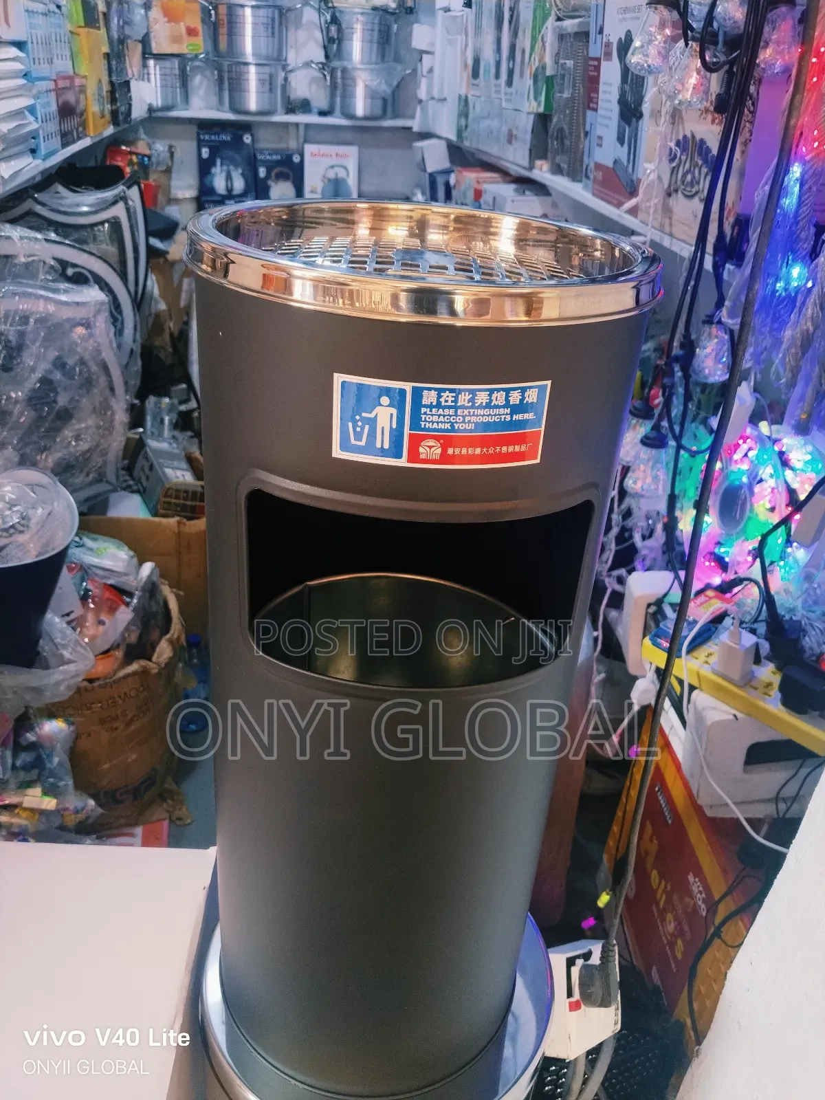 Anti Rust Waste Bin and Ash Tray