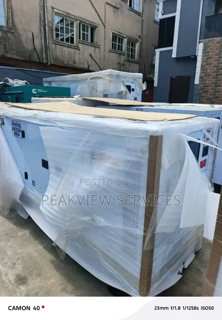 Perkins 80kva Canopy Style Generator