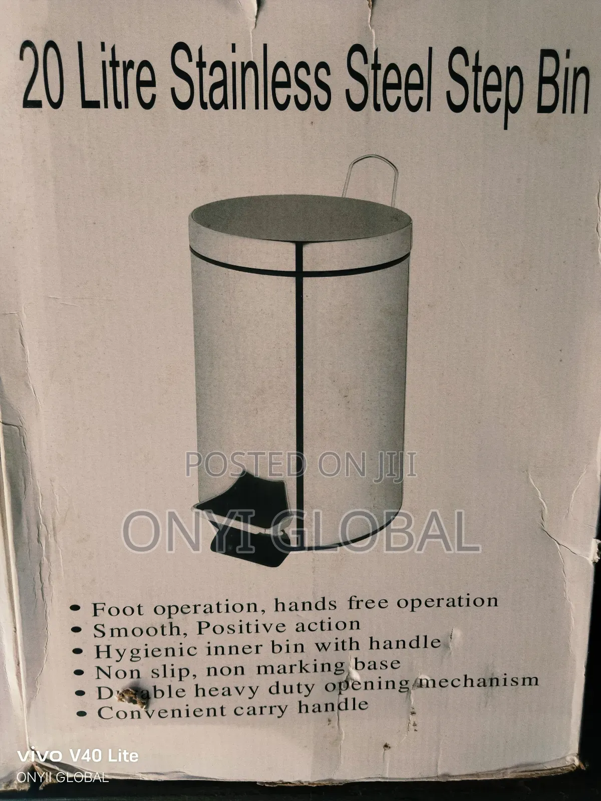 20 Liters Stainless Waste Bin
