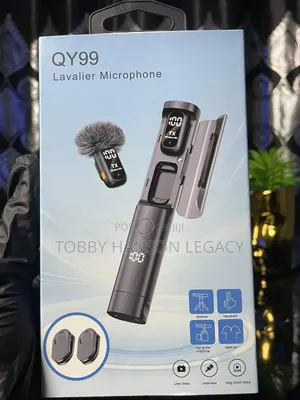Qy99 Wireless Mic With Ai Noise Reduction Multifunctional Mic Case