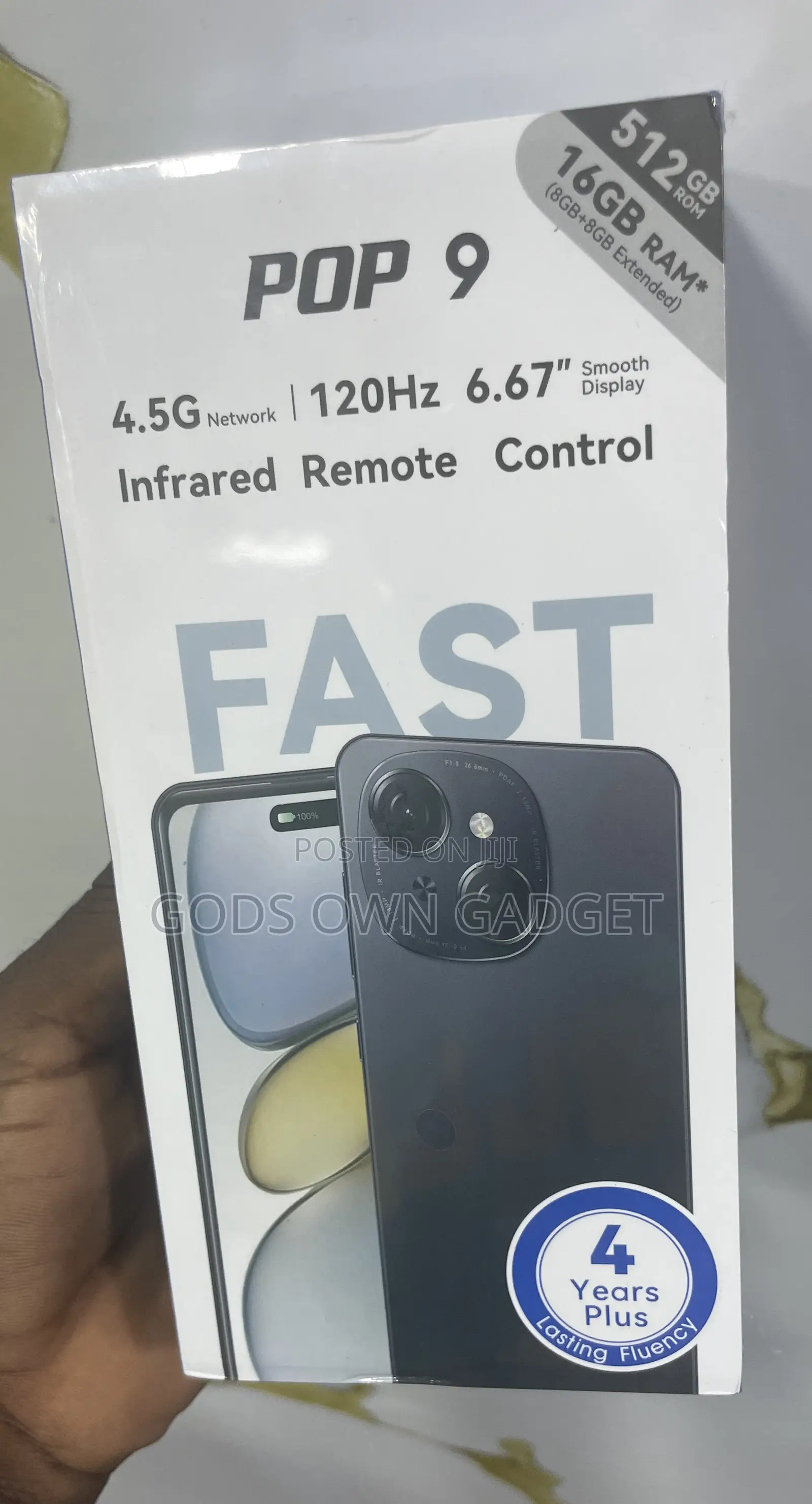 Tecno Pop 9 128 GB Black