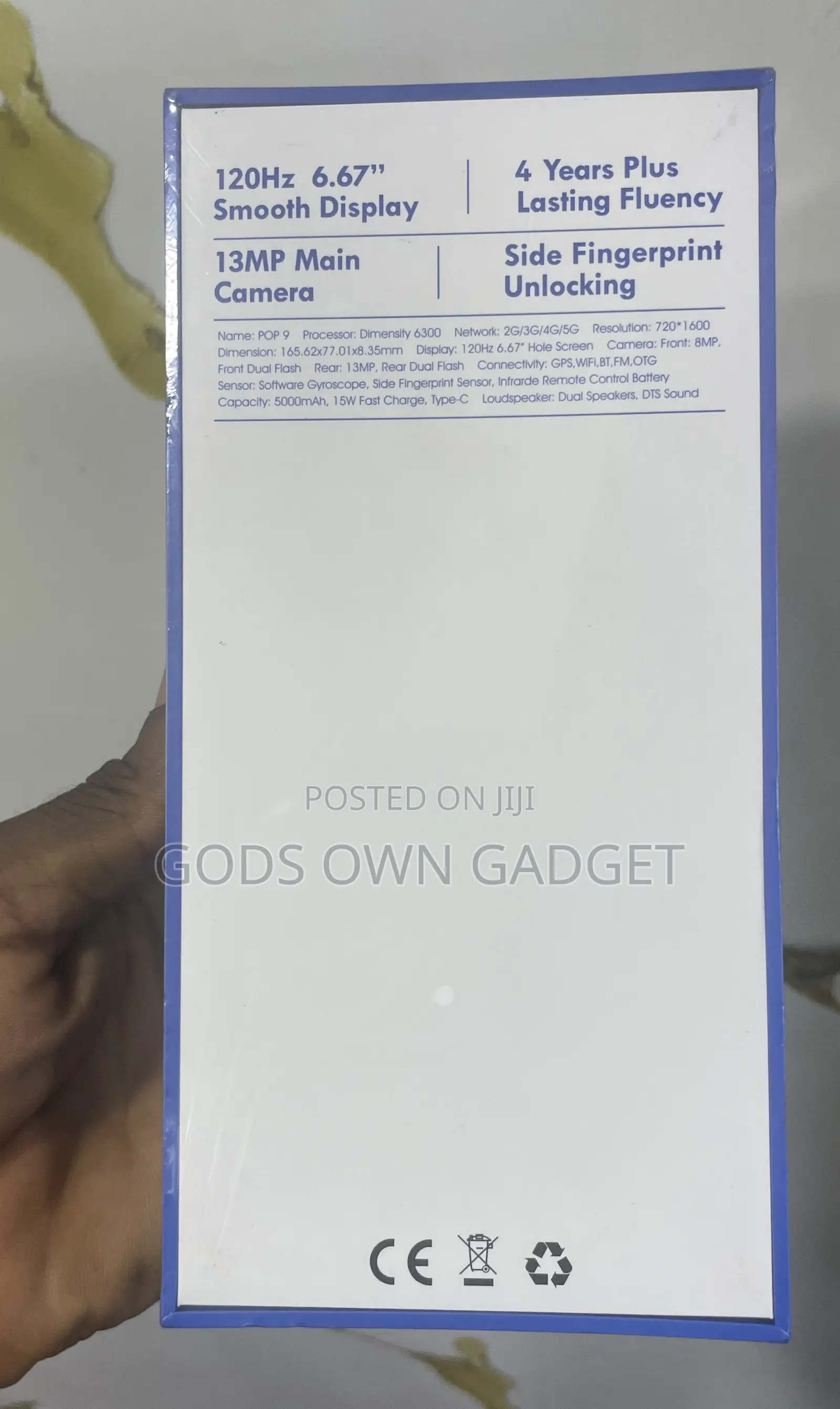 Tecno Pop 9 128 GB Black