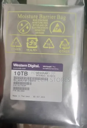 Western Digital Wd Purple 10tb Surveillance Hard Disk Drive