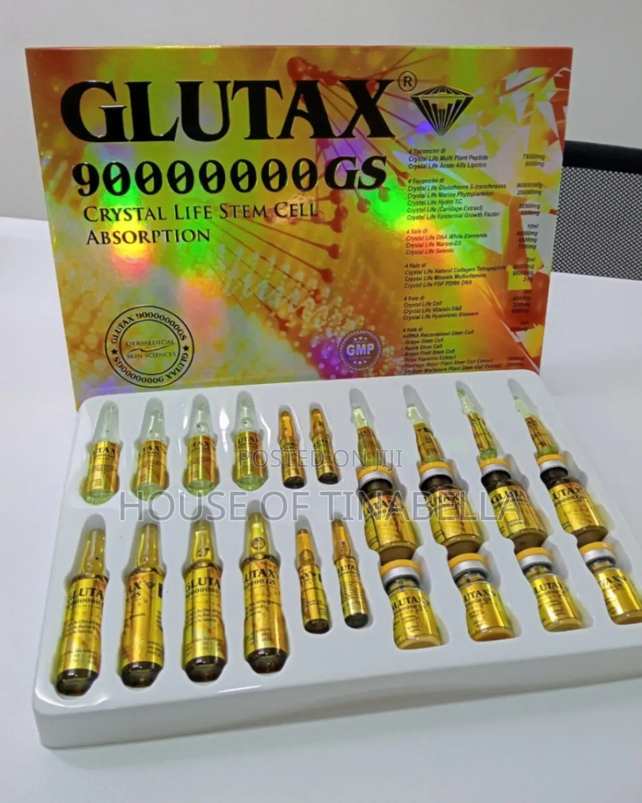 New Glutaxgs Crystal Life Stem Cell and Glutathione Injection in Amuwo ...