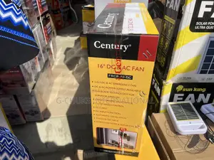 Century 16" Dc Ac Fan – 2-in-1 Emergency Fan With Super Airflow