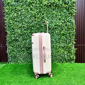8-Piece Travel Luggage Set With Spinner Wheels