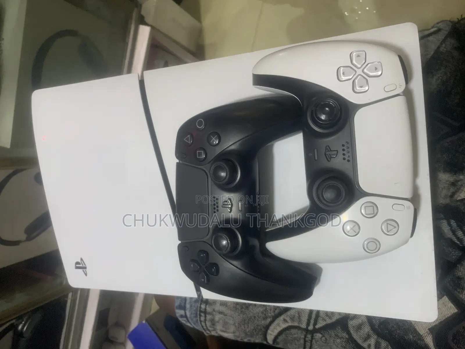 Ps5 Console With 2 Ps5 Game Controller and 2 Games