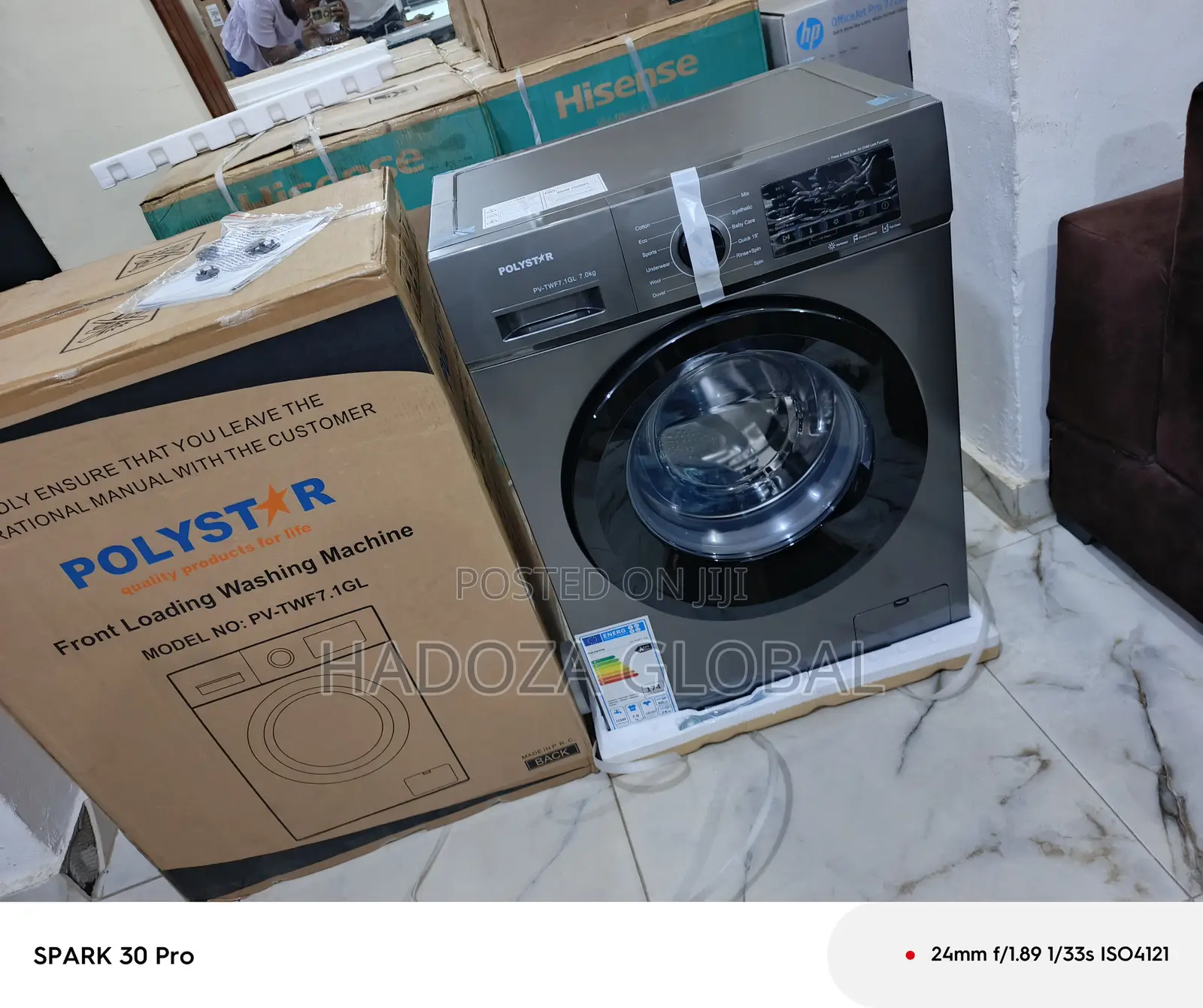 6kg Polystar Automatic Front Loading Washer