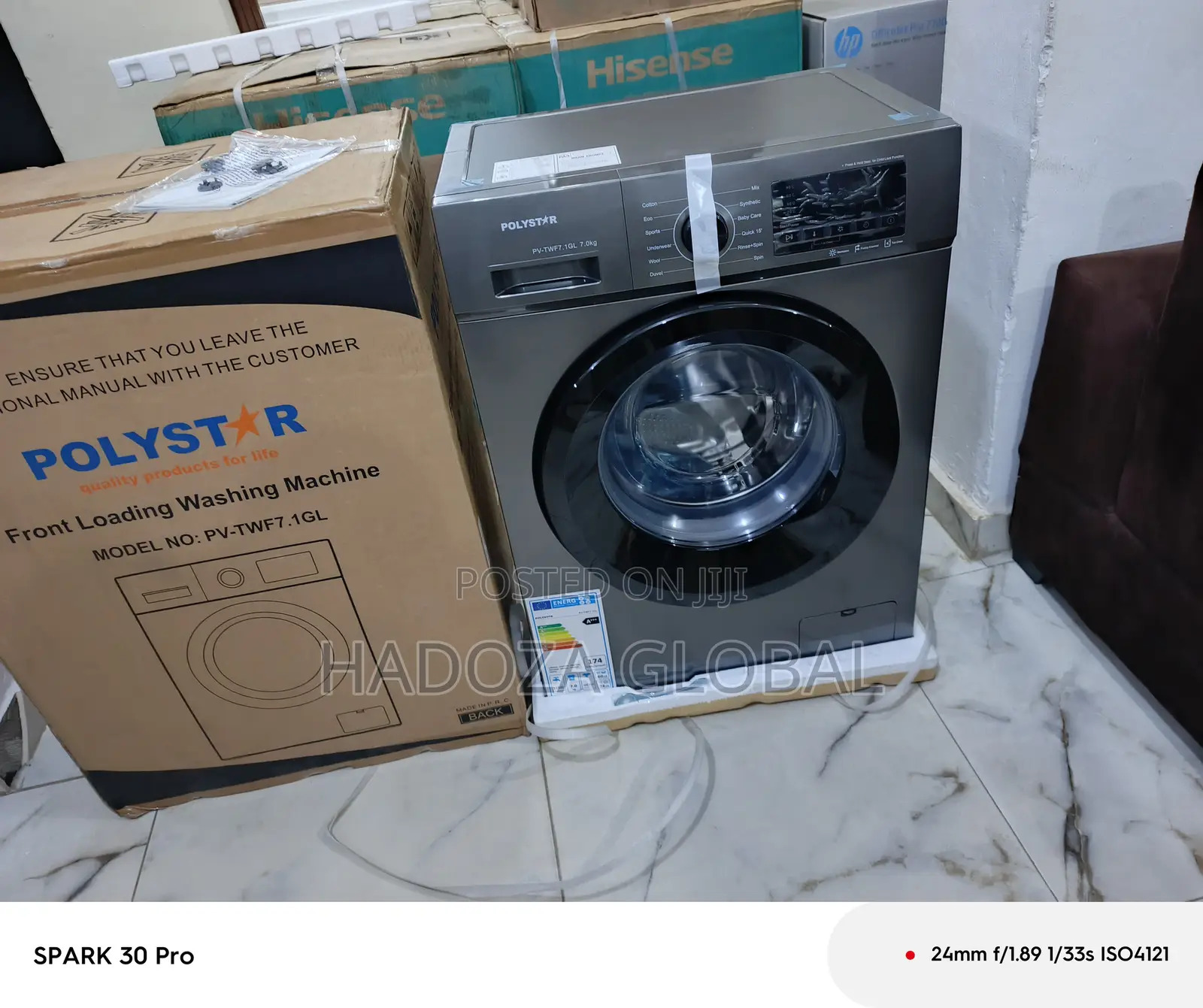 Polystar 6kg Front Load Laundry Machine