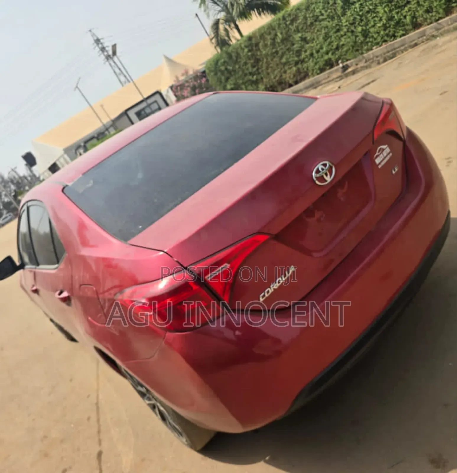 Toyota Corolla 2017 Red