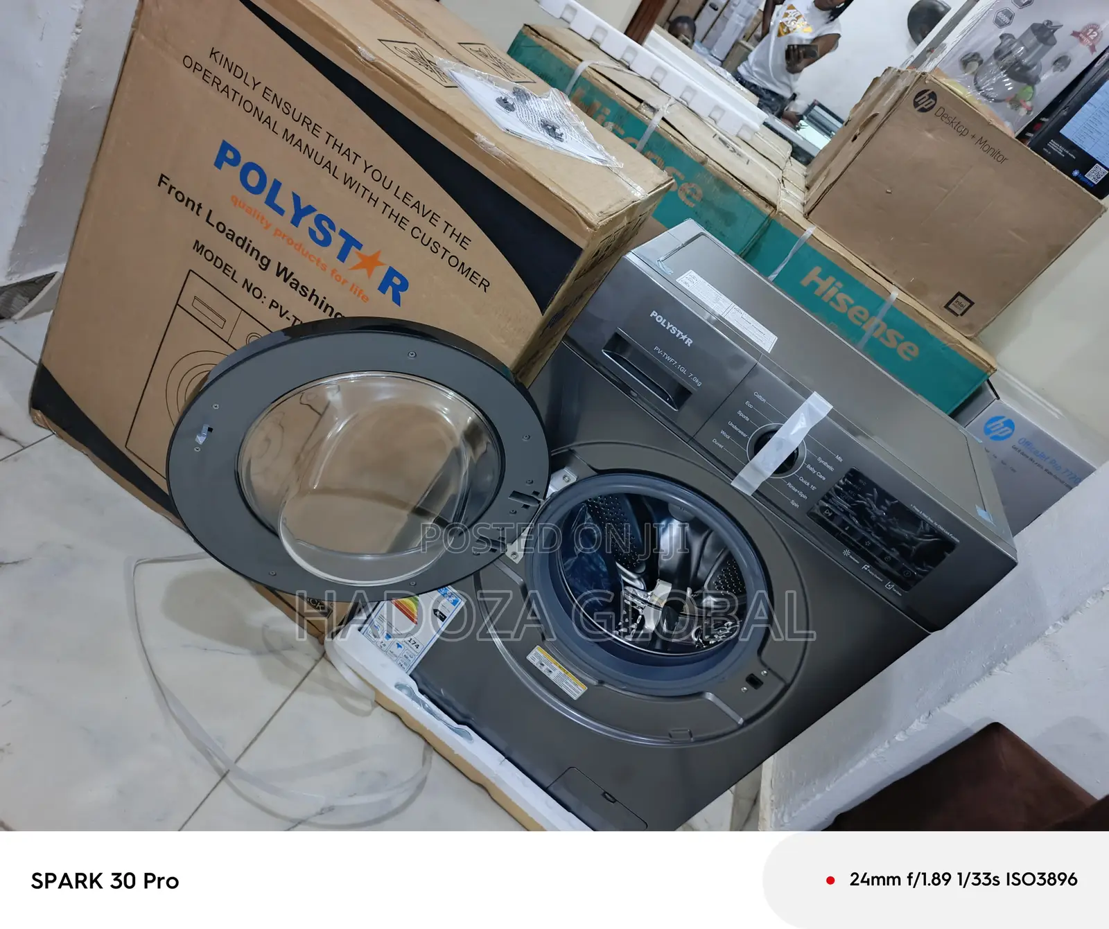 Polystar 6kg Front Load Clothes Washing Machine