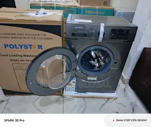 Polystar Front Load Washer Machine 6kg