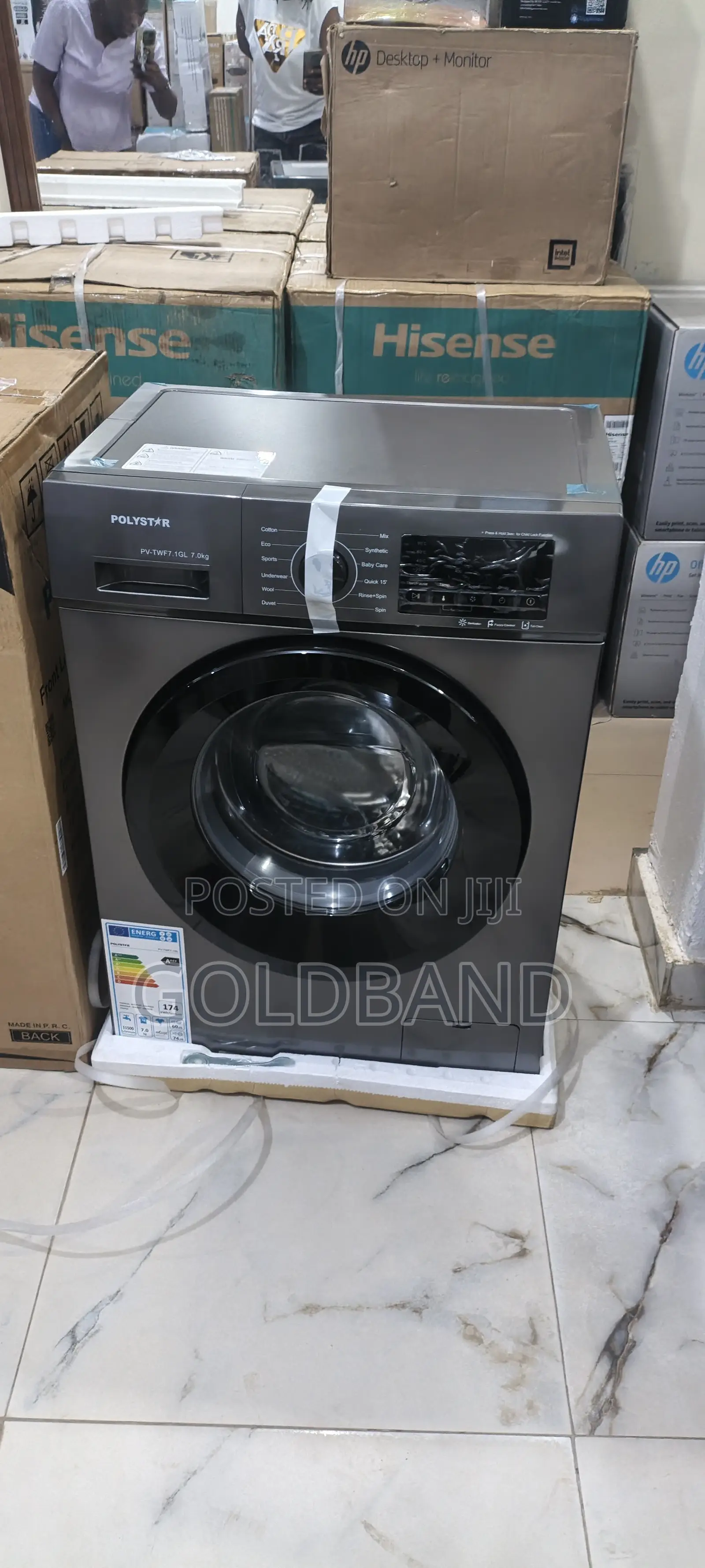 Polystar 6kg Front Load Automatic Washing Machine