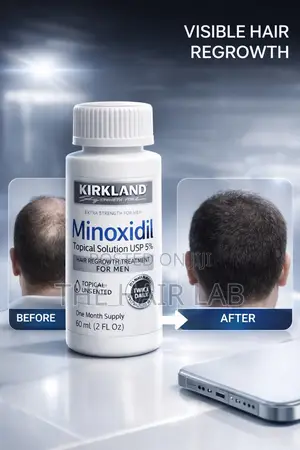 Kirkland Minoxidil 5% Hair Regrowth Solution – Visible Results