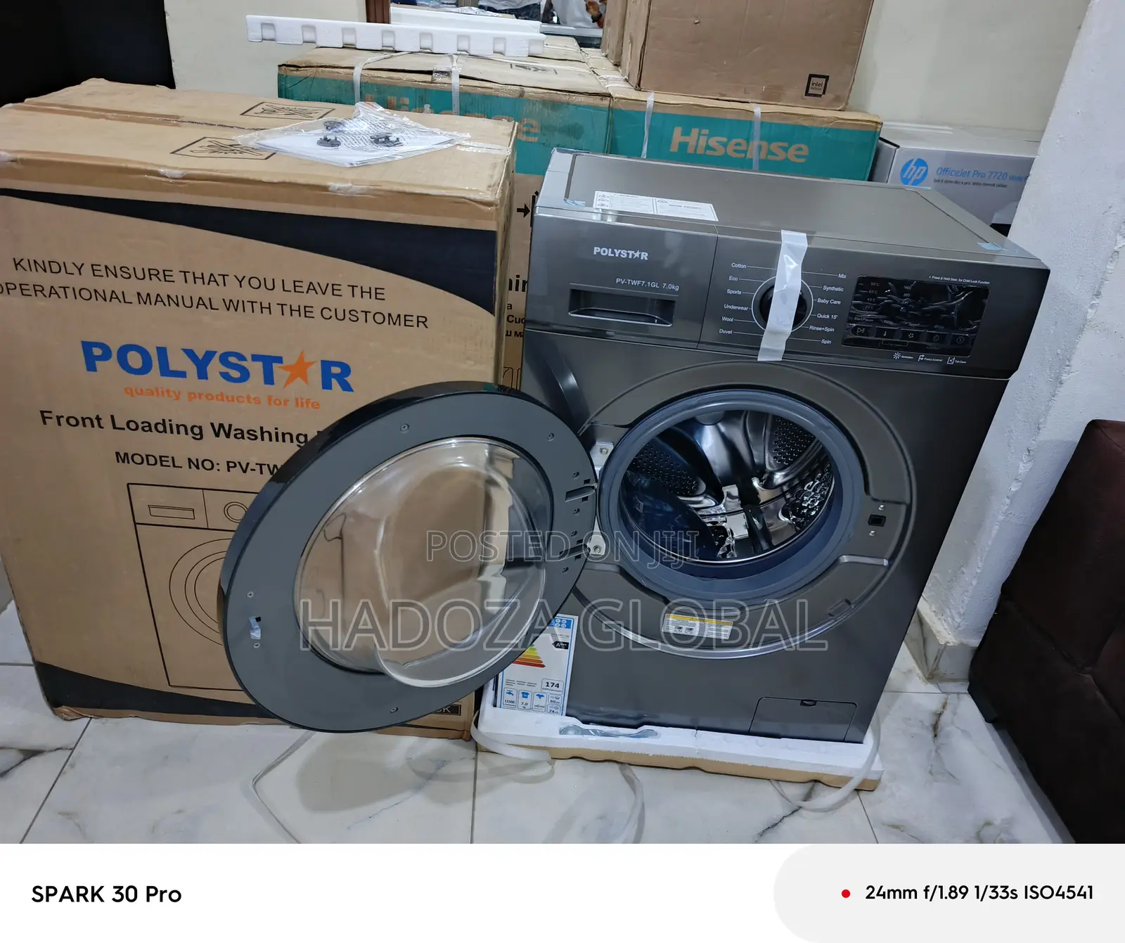 Polystar Front Load Washing Appliance – 6kg