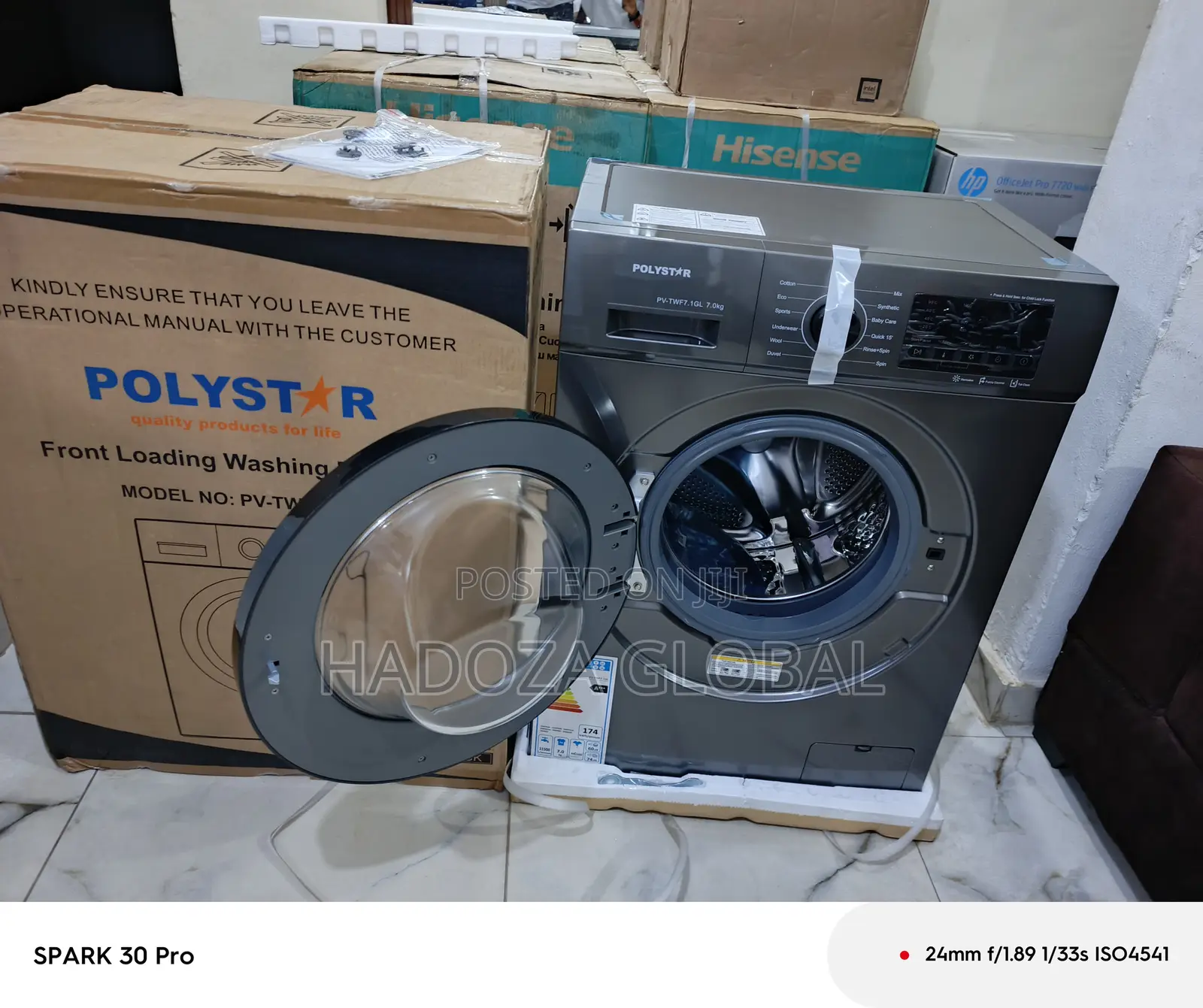 Polystar 6kg Front Load Home Washer