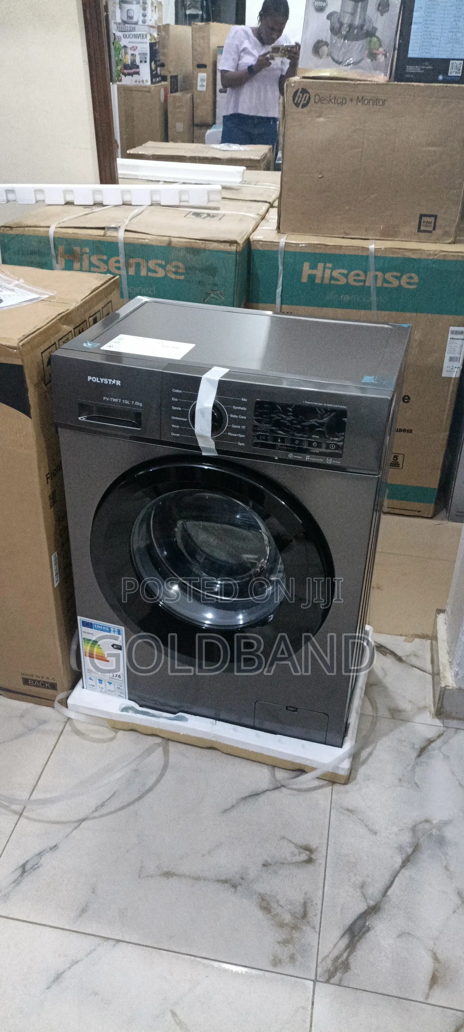 Polystar 6kg Fully Automatic Front Loader Washer
