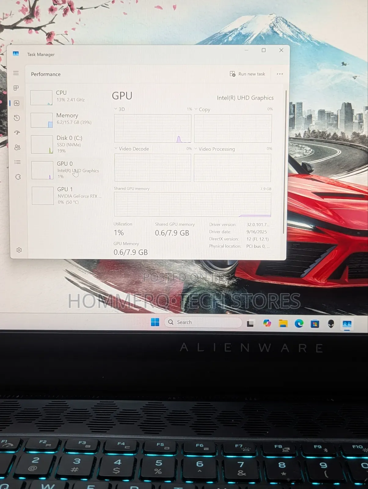 Laptop Dell Alienware M15 R6 16GB Intel Core I7 SSD 512GB