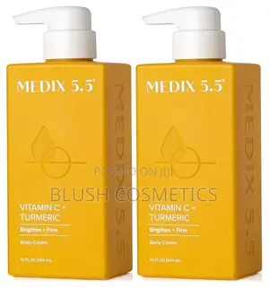 Medix 5.5 Vitamin C + Turmeric Body Cream 444ml