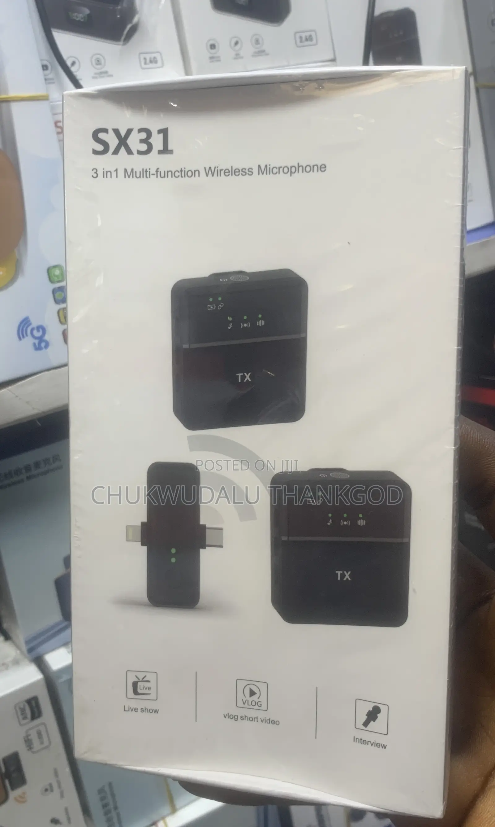3 in 1 Multi-Function Wireless Microphone