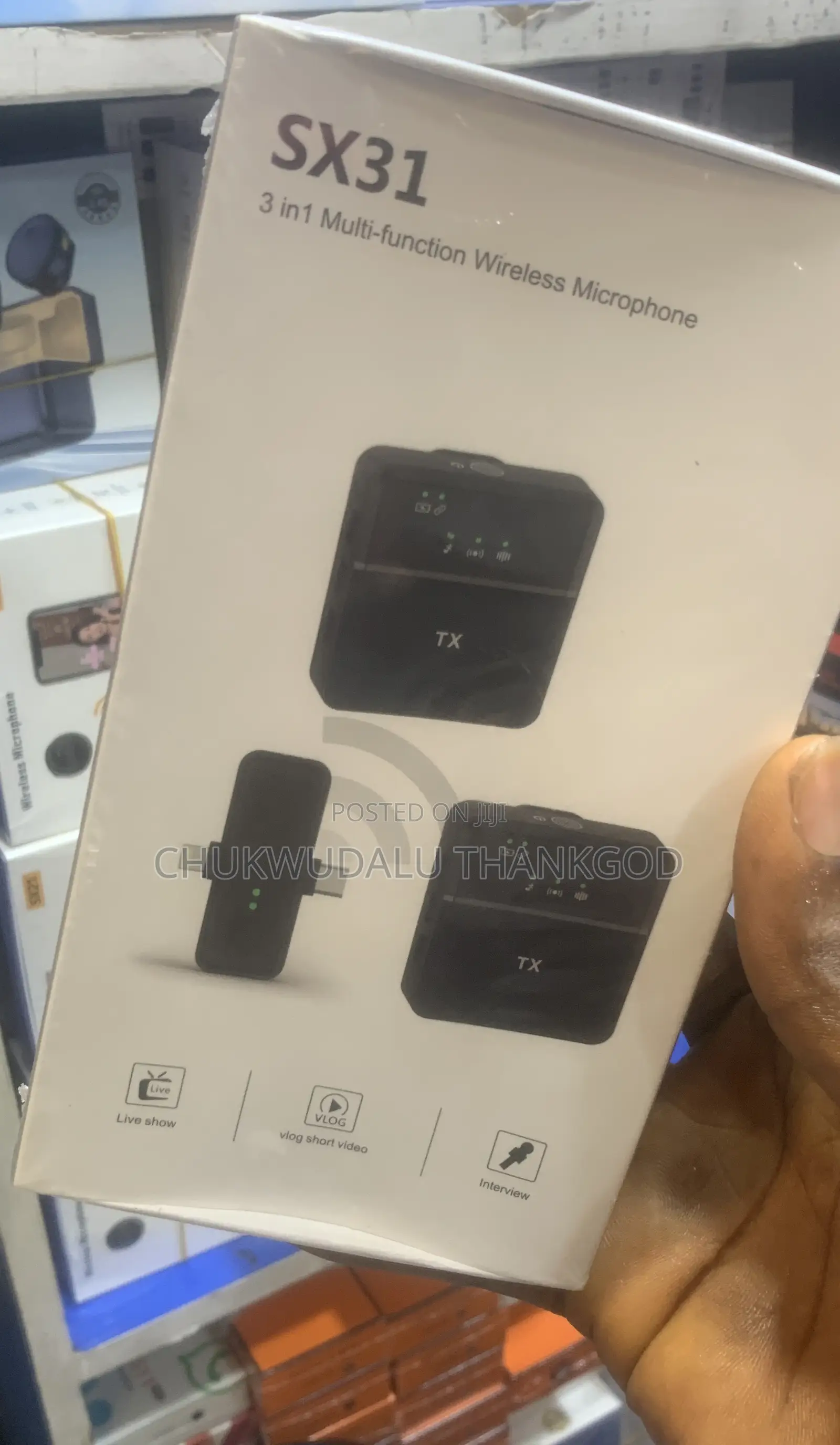 3 in 1 Multi-Function Wireless Microphone