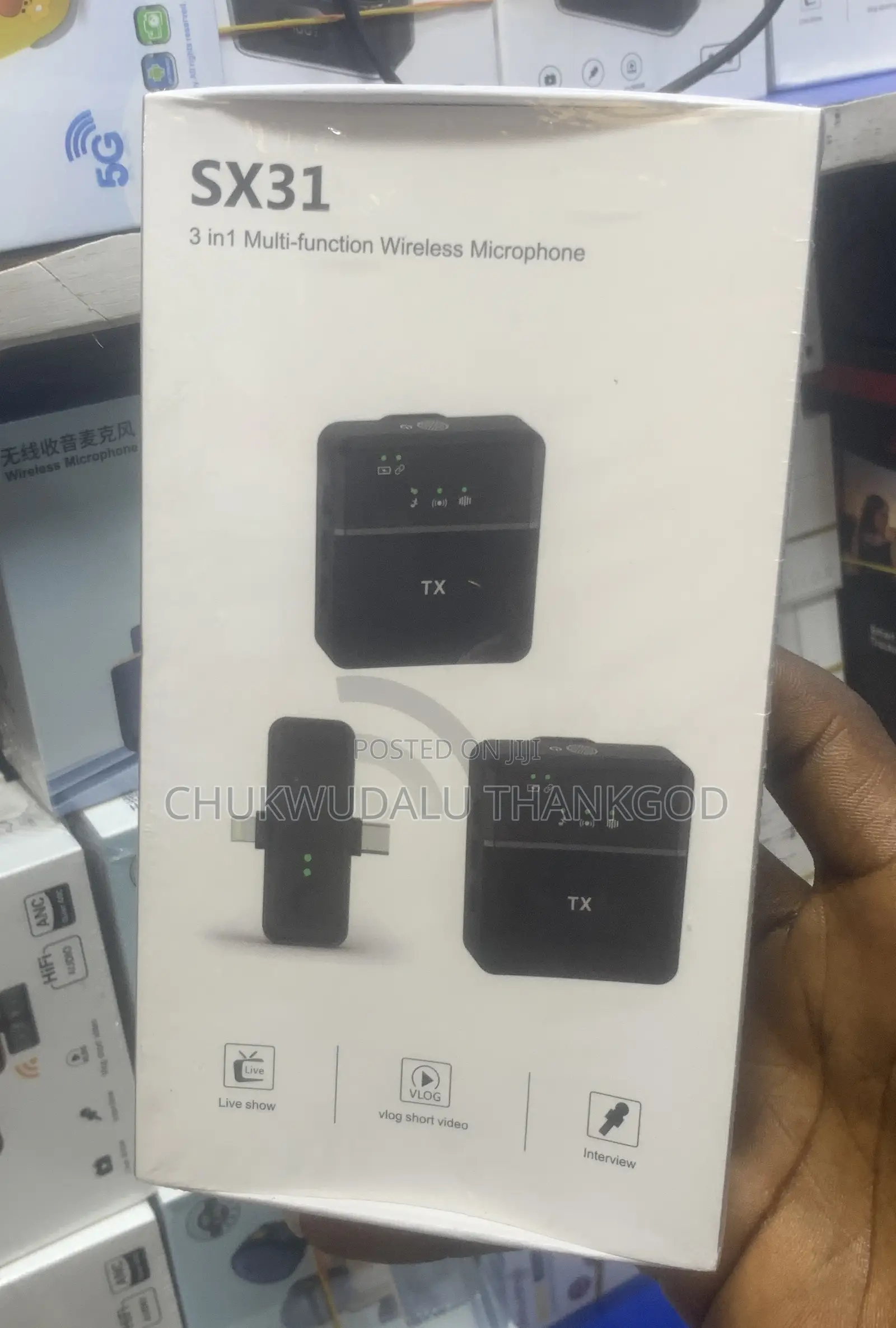 3 in 1 Multi-Function Wireless Microphone