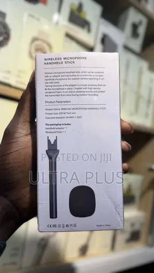 Hand Held Wireless Interview Microphone Adapter