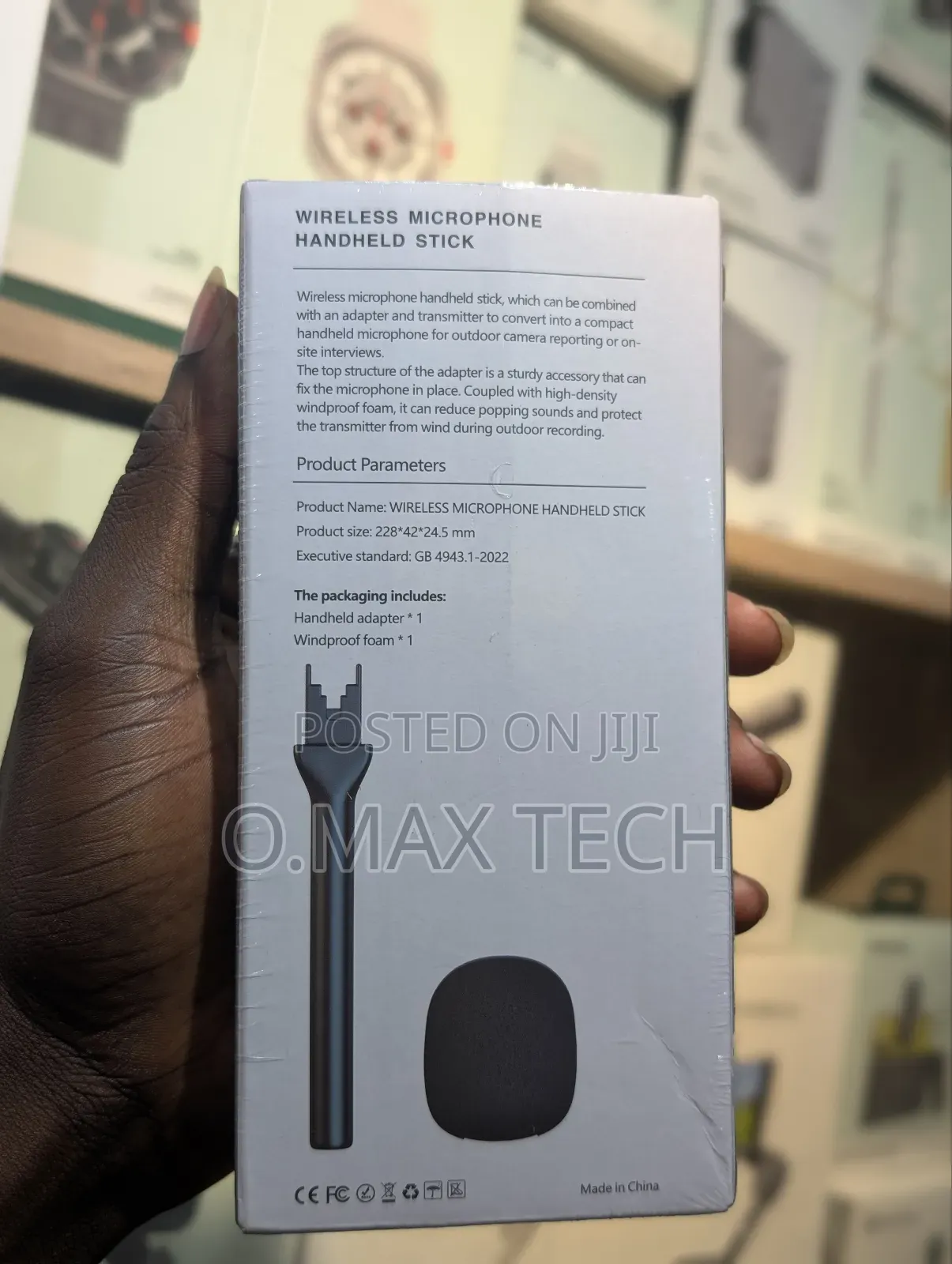 Hand Held Wireless Interview Microphone Adapter