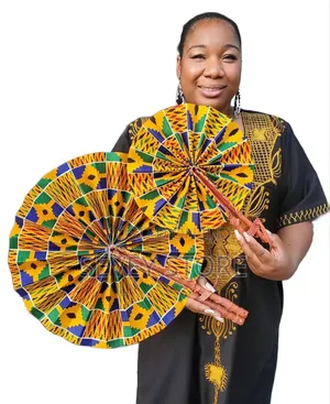 African Foldable Hand Fans/Decorative Fans