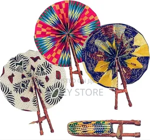 Ankara African Foldable Hand Fans/Decorative Fans