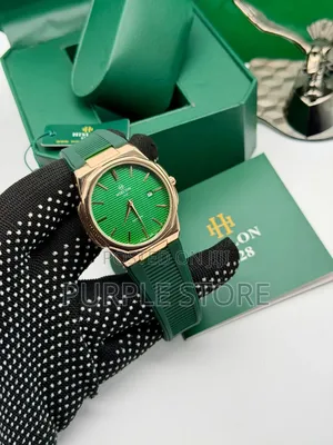 Hislon Rubber Strap Non Tarnish Quality Watch