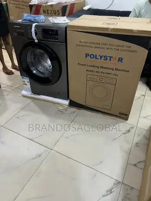 Laundry-Ready Polystar 6kg Black Front Load Washer [Pv-Twd7.1gl]