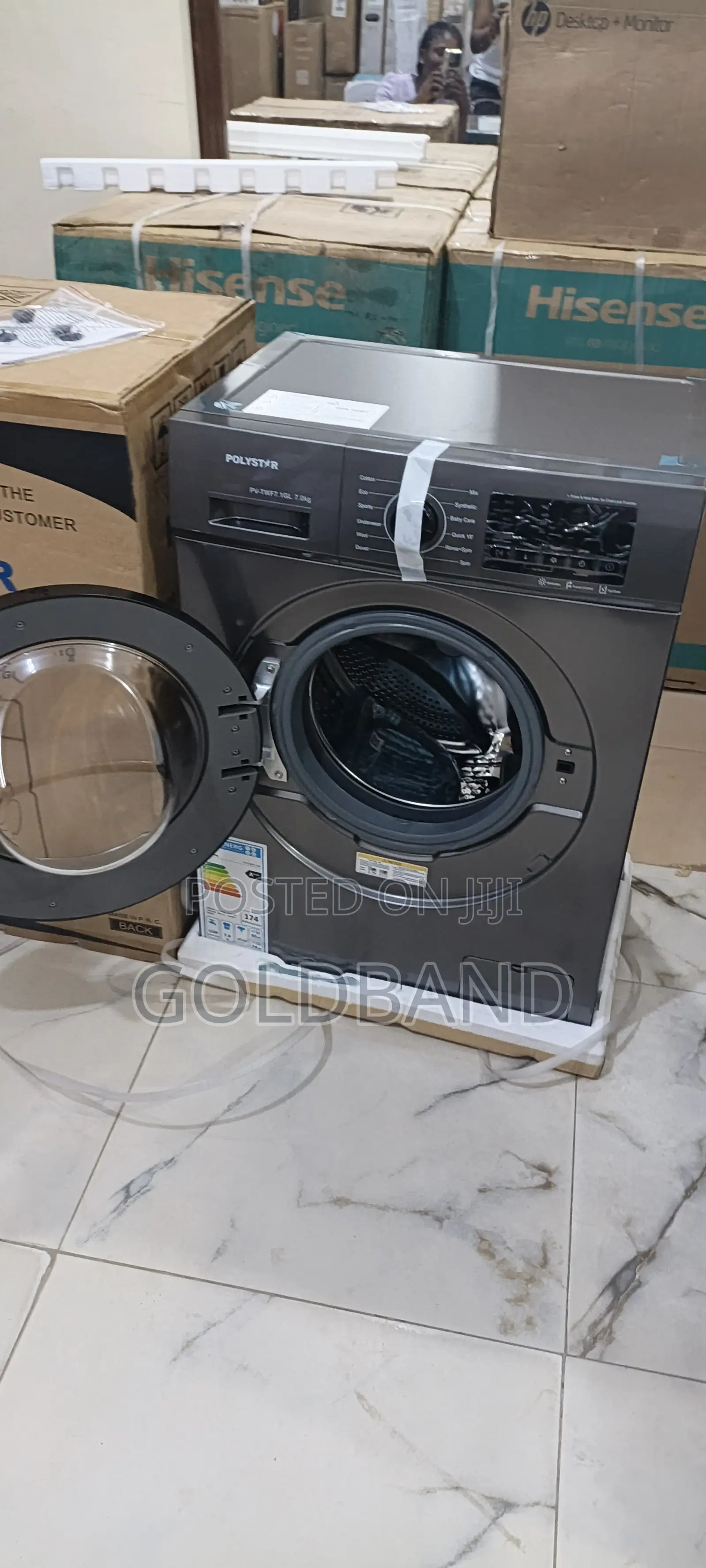 Polystar 6kg High Efficiency Front Load Washer