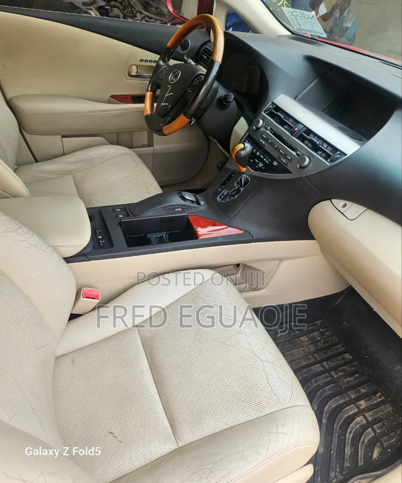 Lexus RX 2011 Red