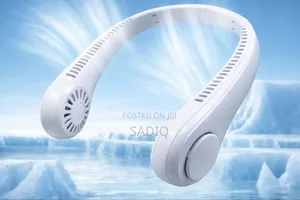 Portable Neck Mounted Fan , Usb Charging, Adjustable Blades