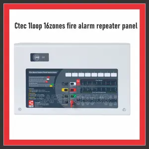 Ctec Fire Alarm Addressable 1 Loop Repeater Control Panel