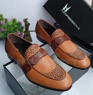 Orange Moreschi Men's Loafers