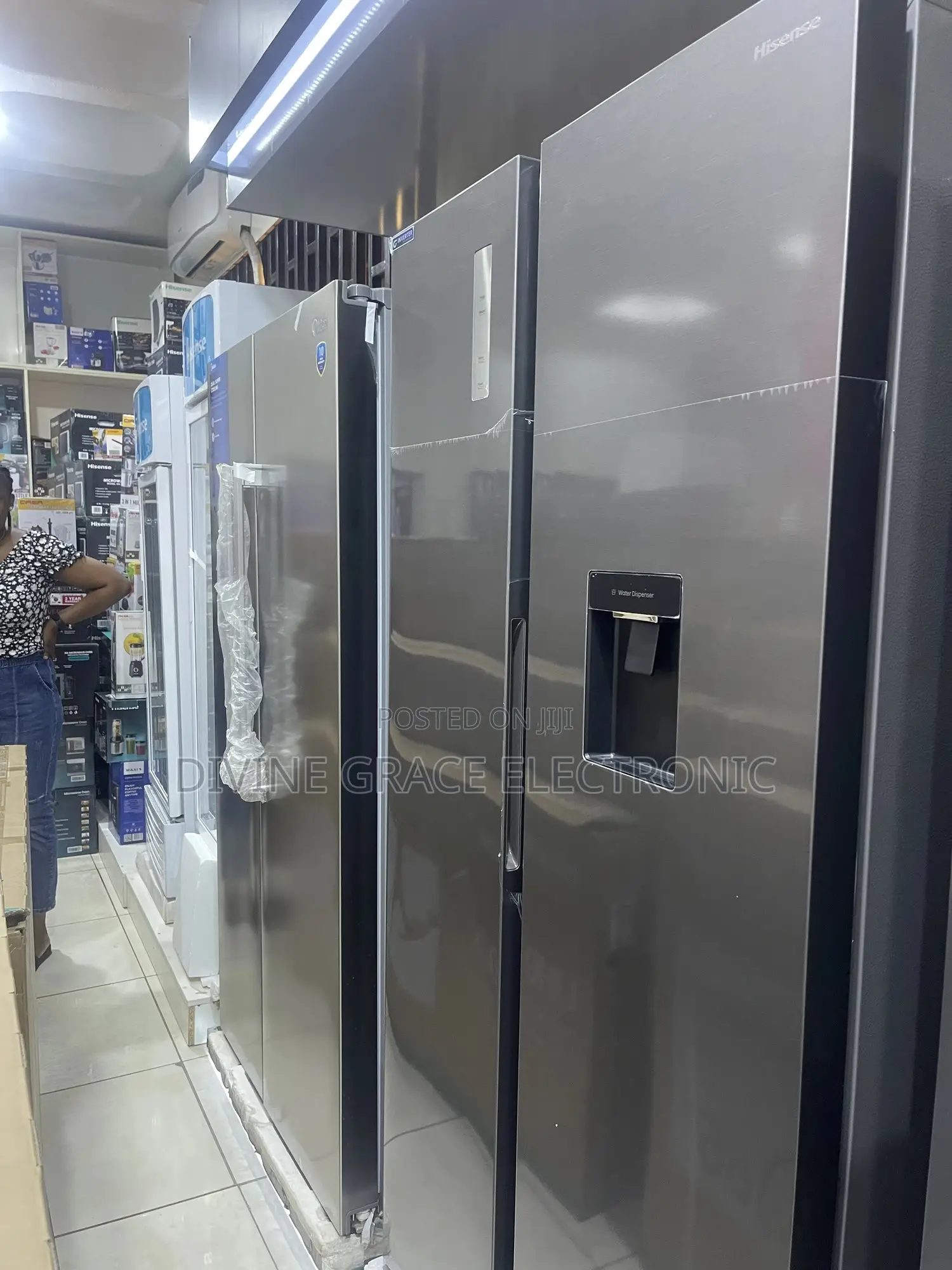 529litres Hisense Side by Side Refrigerator R