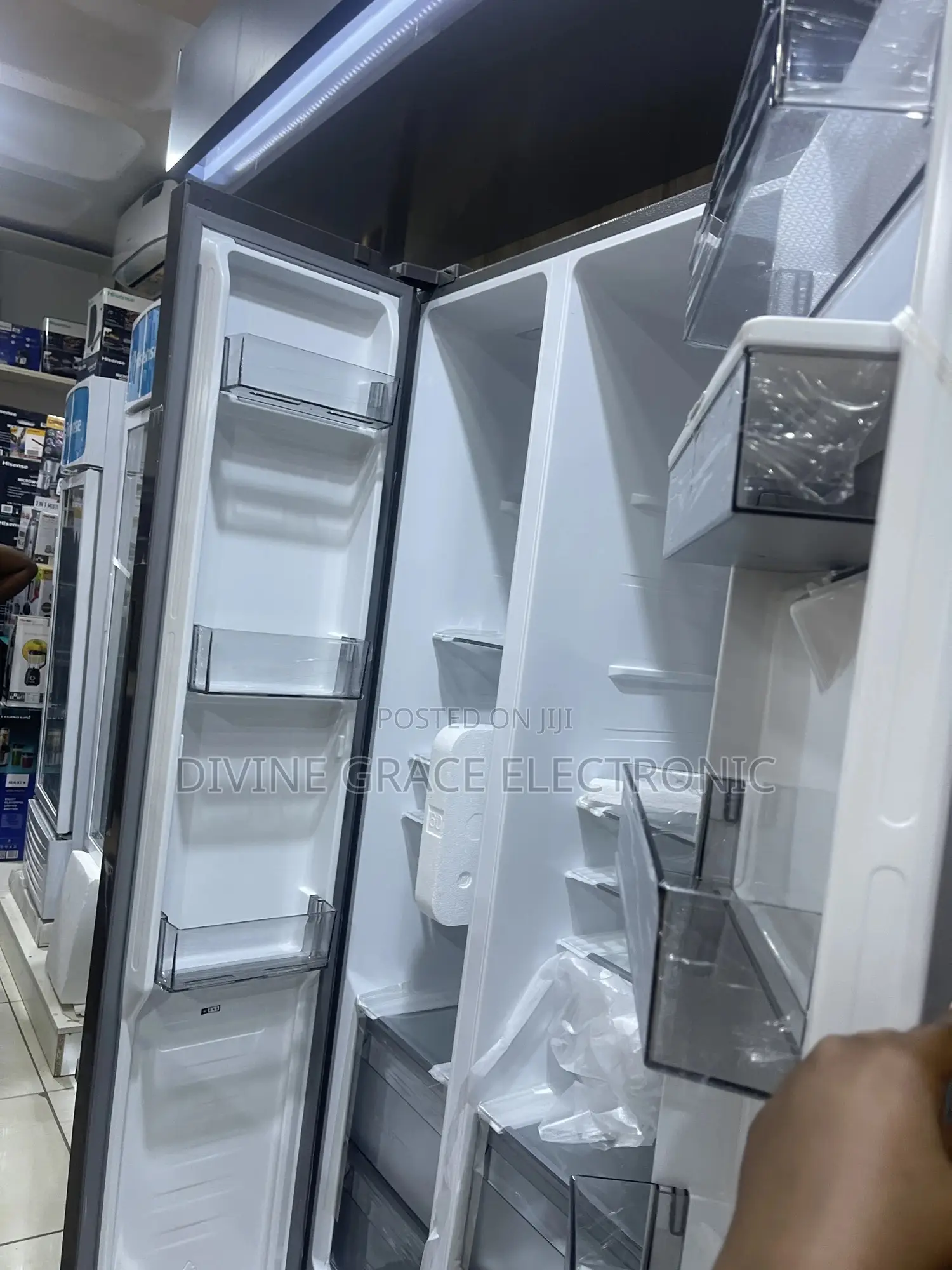 529litres Hisense Side by Side Refrigerator R