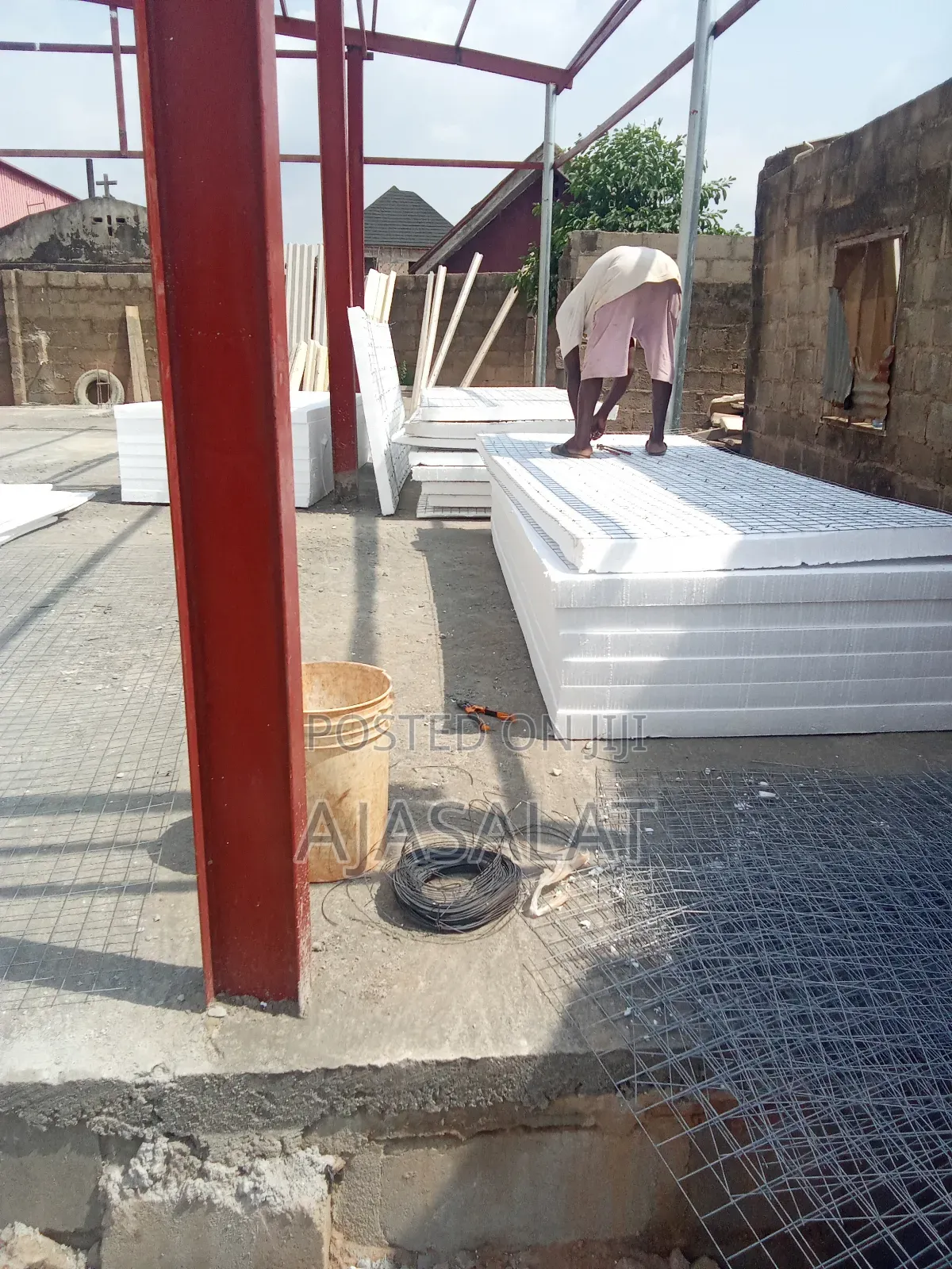 Polystyrene Board and Block Parapet