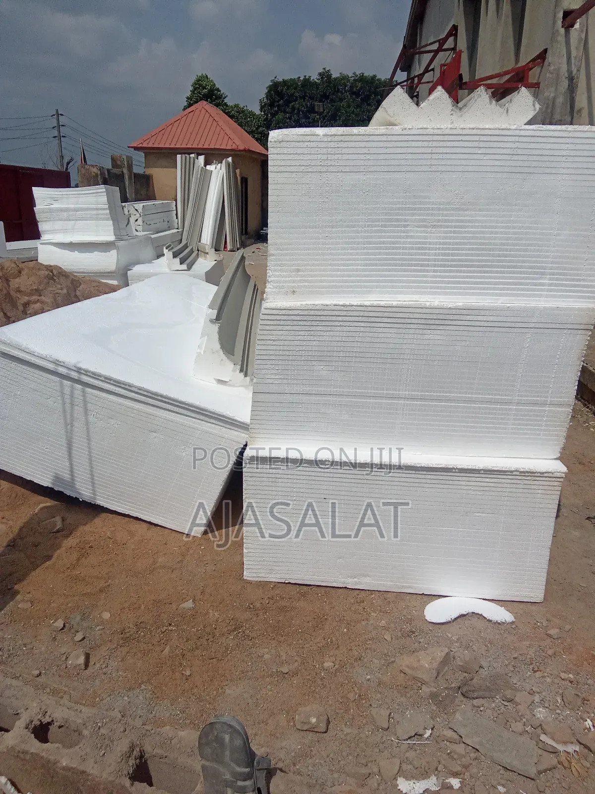 Polystyrene Board and Block Parapet