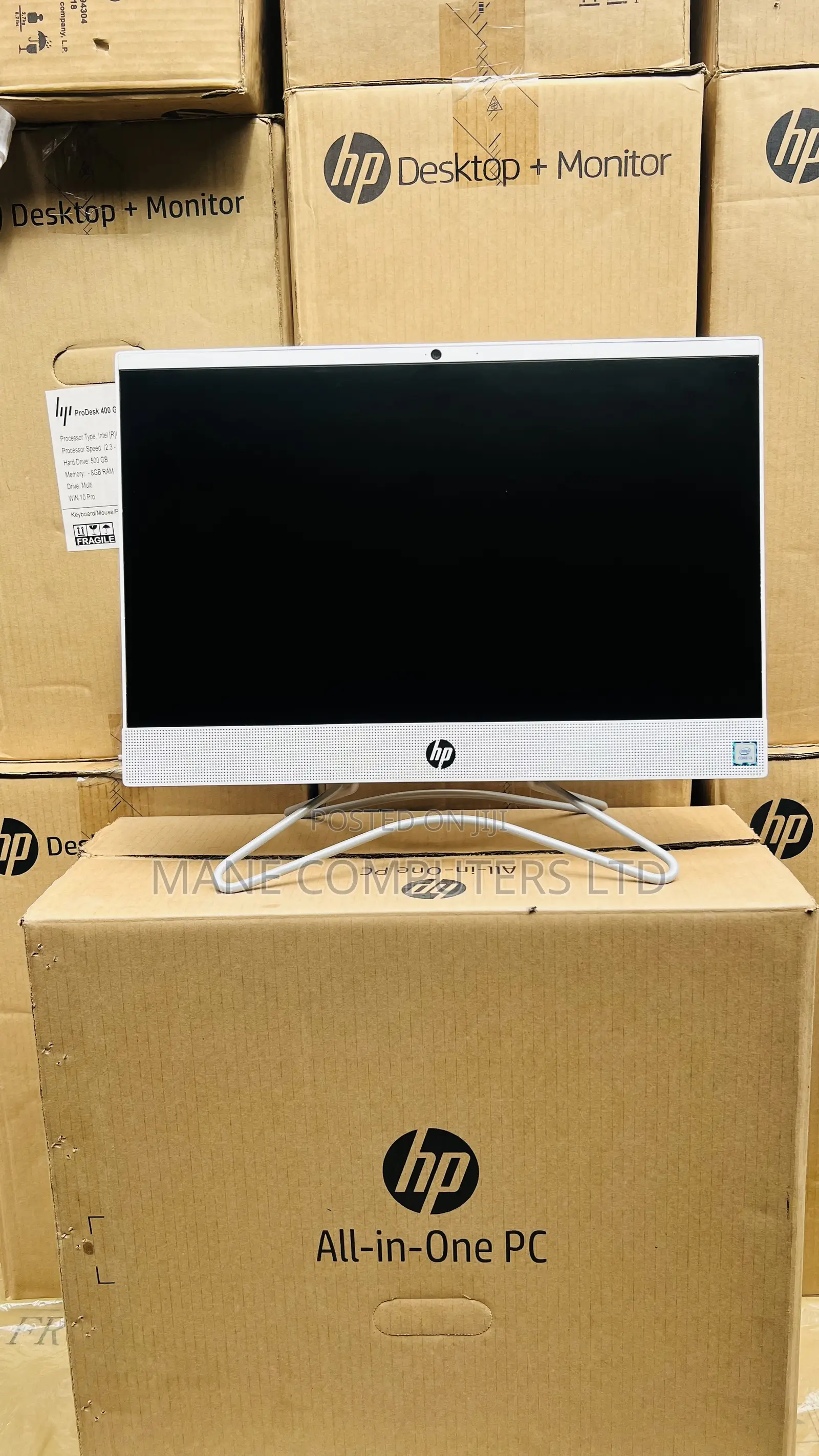New Desktop Computer HP 200 G4 8GB Intel Core I3 SSD 128GB