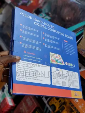 Color Hand Moved Digital Computing Board Ages 3+