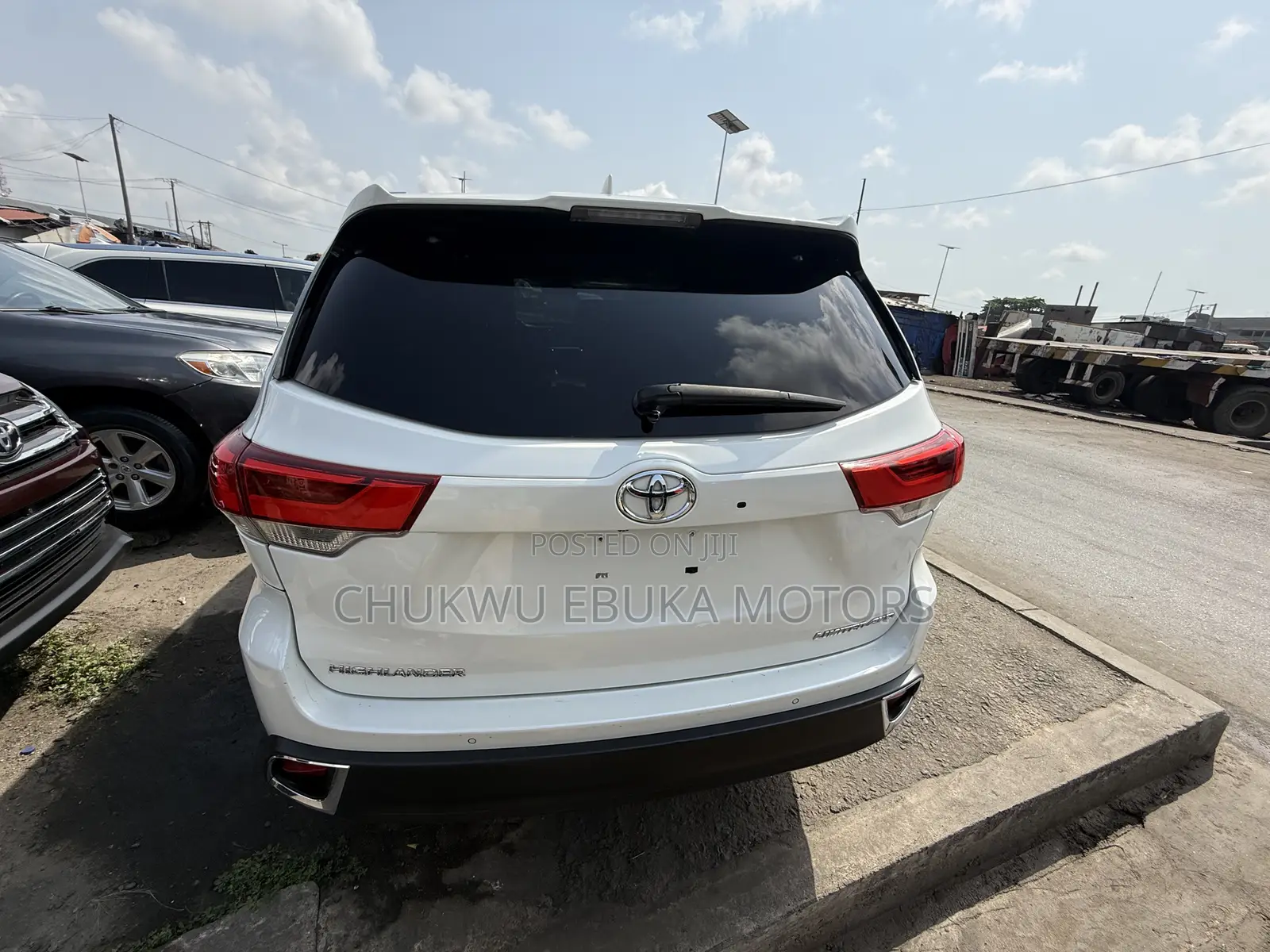 Toyota Highlander Limited 2019 White