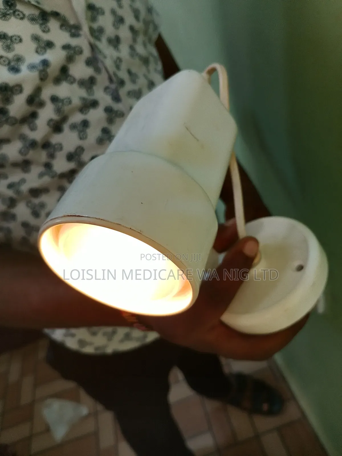 White Cylindrical Head Light