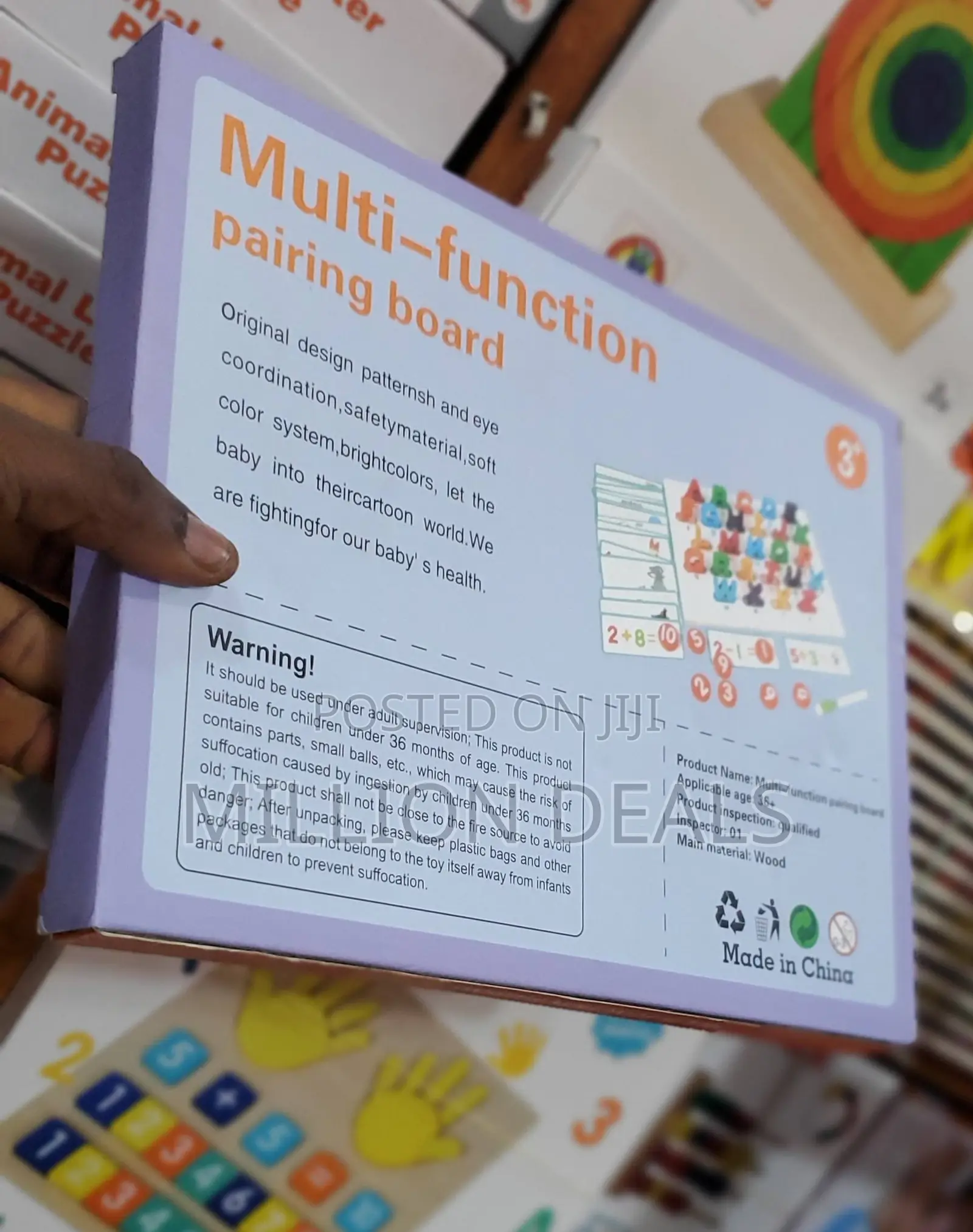 Multi-Function Pairing Board Ages 3+